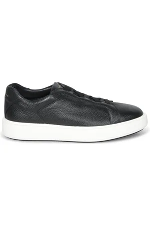 Officine creative Buty, Mężczyzna, Czarny, 42 EU, Czarne Sneakersy z Białą Podeszwą