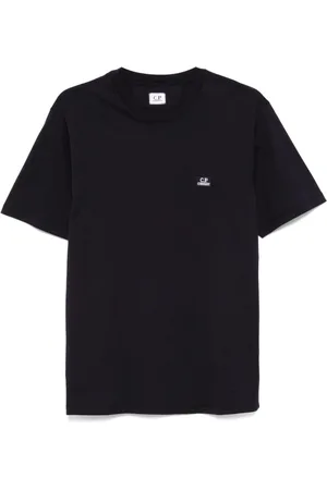 C.P. Company Koszulki, Mężczyzna, Niebieski, M, Niebieskie T-shirty i Pola