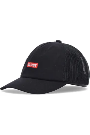 Globe Akcesoria, unisex, Czarny, ONE SIZE, Poliester, Czarna czapka Trucker z zakrzywionym daszkiem
