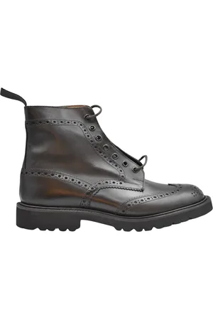 TRICKERS Buty, Mężczyzna, brązowy, 41 EU, Brązowe Buty na Sznurowadła dla Mężczyzn