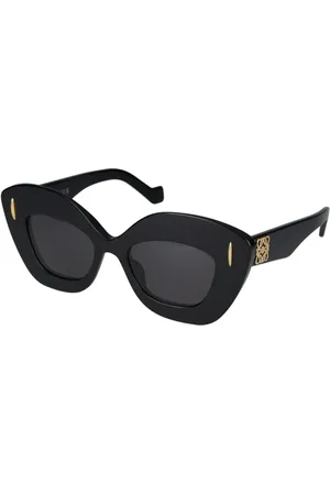 Loewe Akcesoria, Kobieta, Czarny, 48 MM, Stylowe okulary przeciwsłoneczne Lw 40127I