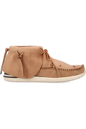 VISVIM Buty, Mężczyzna, brązowy, 45 EU, Skóra, Jasnobrązowe Sneakersy Ręcznie szyte Skóra Kork