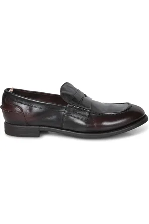 Officine creative Buty, Mężczyzna, brązowy, 44 1/2 EU, Brązowe Mokasyny z Frędzlami