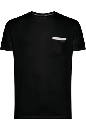 RRD Koszulki, Mężczyzna, Czarny, M, Monochromatyczna Koszulka z Jerseyu z Kieszonką Surflex®