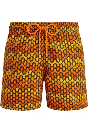 Vilebrequin Stroje kąpielowe, Mężczyzna, Wielobarwność, 2XL, Herringbones Turtles Kąpielówki męskie