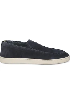 Officine creative Buty, Mężczyzna, Niebieski, 43 EU, Zamsz, Niebieskie Mokasynyy zamszowe