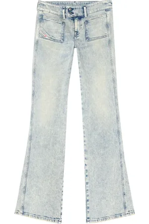 Diesel Jeansy, Kobieta, Niebieski, W27, Denim, Bootcut Denim Jeansy D-Hush Style