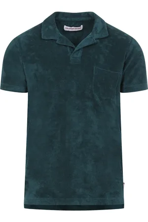 Orlebar Brown Koszulki, Mężczyzna, Zielony, L, Len, Zielony T-shirt Stylowy Casual Wear