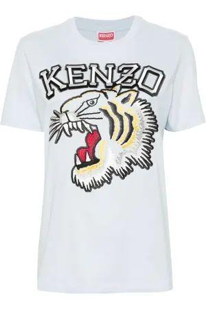 Kenzo Koszulki, Kobieta, Biały, S, Bawełna, Stylowy T-shirt