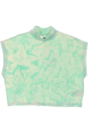 Nike Koszulki, Kobieta, Zielony, L, Tie-dye High Neck Tank Top