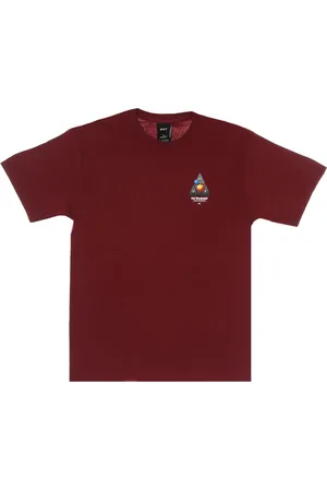 Huf Koszulki, Mężczyzna, Czerwony, XL, Triple Triangle Tee Cardinal T-shirt