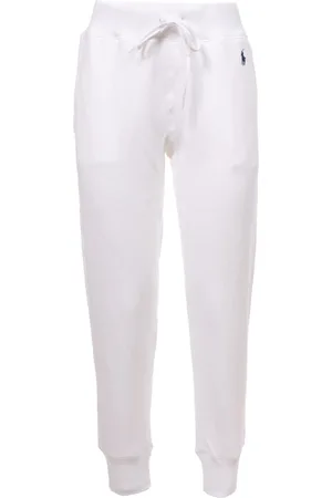 Ralph Lauren Spodnie, Kobieta, Biały, M, Bawełna, Spodnie dresowe