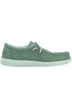 Hey dude Buty, Mężczyzna, Zielony, 43 EU, Półbuty z Kanwy dla Mężczyzn