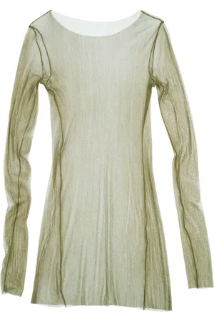 Cortana Koszulki, Kobieta, Zielony, M, Tiul, t de tul, top olive