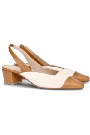 Pretty Ballerinas Buty, Kobieta, Beżowy, 36 EU, Skóra, Sandały na wysokim obcasie Greta