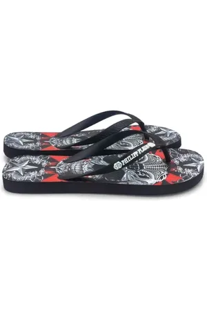 Philipp Plein Buty, Kobieta, Czarny, 38 EU, Klapki