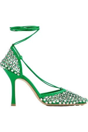 Bottega Veneta Buty, Kobieta, Zielony, 37 EU, Skóra, Parakeet Skóra Gumowa Podeszwa Sneakers