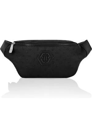 Philipp Plein Torebki, Mężczyzna, Czarny, ONE SIZE, Stylowa nerka z unikalnym designem