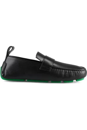 Bottega Veneta Buty, Mężczyzna, Czarny, 43 EU, Czarny Papuga Loafer Buty