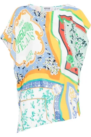 Moschino Koszulki, Kobieta, Wielobarwność, L, Stylowe Koszule Kolekcja