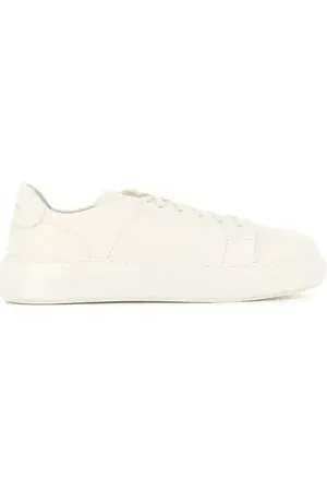 HENDERSON BARACCO Buty, Mężczyzna, Beżowy, 42 EU, Len, Sneakersy z imitacji skóry jelenia