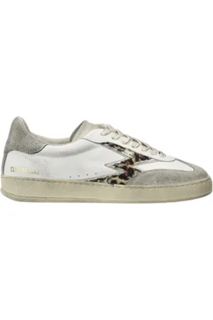 MOA MASTER OF ARTS Buty, Kobieta, Biały, 37 EU, Sneakersy w Białe Wzory Leoparda