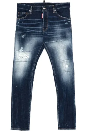Dsquared2 Jeansy, Mężczyzna, Niebieski, L, Stylowe męskie spodnie