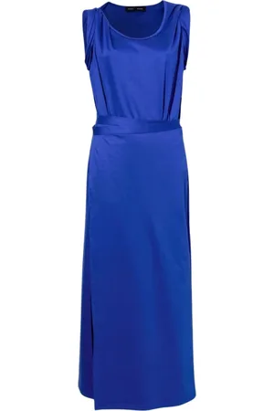 Proenza Schouler Sukienki, Kobieta, Niebieski, S, Bawełna, Sukienka Lynn