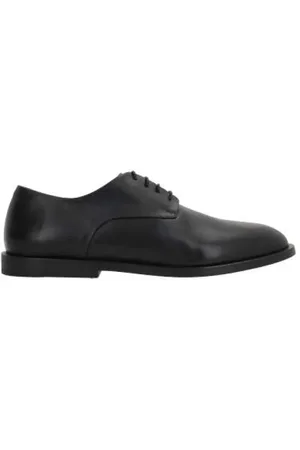 MARSÈLL Buty, Mężczyzna, Czarny, 40 EU, Czarne skórzane buty derby
