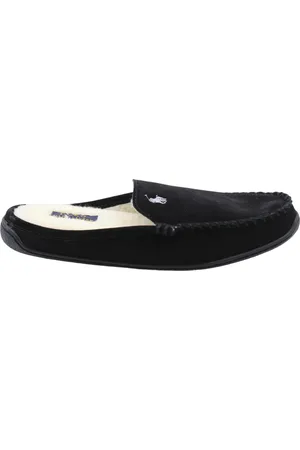 Ralph Lauren Buty, Mężczyzna, Czarny, 42 EU, Zamsz, Jissy Slippers