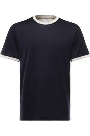 ELEVENTY Koszulki, Mężczyzna, Czarny, M, Bawełniane T-shirty i Pola