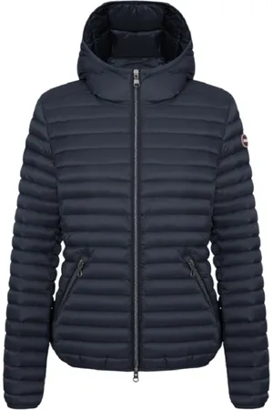Colmar Kurtki, Kobieta, Niebieski, S, Niebieska Kurtka Slim Fit z Kapturem