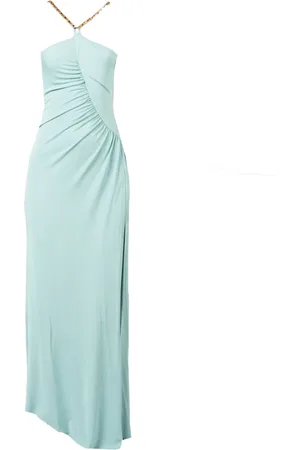 Pinko Sukienki, Kobieta, Zielony, M, Elegancka Sukienka Maxi