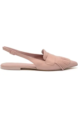 Pomme D´Or Buty, Kobieta, Różowy, 38 EU, Skóra, Skórzane baleriny z odkrytą piętą