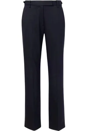 Proenza Schouler Spodnie, Kobieta, Czarny, XS, Wełna, Spodnie Teddy Pant