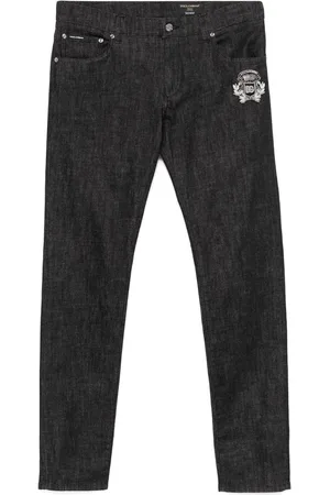 Dolce & Gabbana Jeansy, Mężczyzna, Niebieski, M, Denim, Stylowe Jeansyy Denim