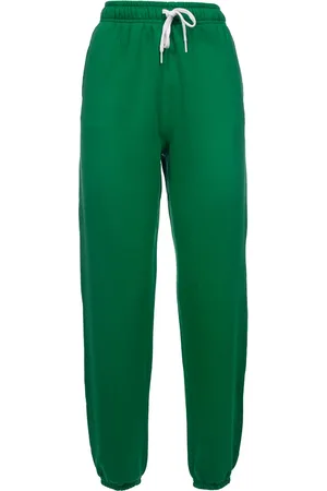 Ralph Lauren Spodnie, Kobieta, Zielony, XS, Bawełna, Spodnie dresowe z kultowym logo