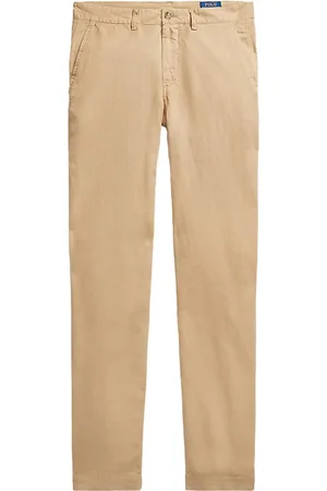 Ralph Lauren Spodnie, Mężczyzna, Beżowy, W36 L34, Bawełna, Spodniey