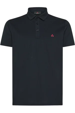 Peuterey Koszulki, Mężczyzna, Niebieski, M, Bawełna, Niebieska koszulka polo