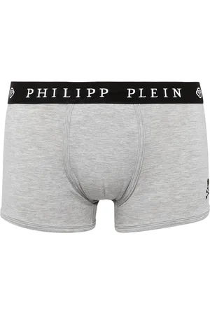 Philipp Plein Bielizna, Mężczyzna, Szary, L, Bawełna, Bawełniana Bielizna