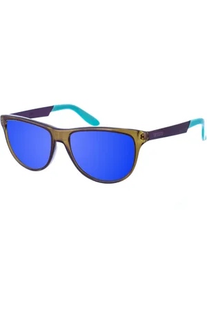 Carrera Akcesoria, Kobieta, Szary, ONE SIZE, Okrągłe okulary przeciwsłoneczne z oprawką z acetatu