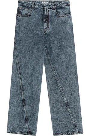 Alaïa Jeansy, Kobieta, Niebieski, S, Dżinsy z Rozkloszowaną Nogawką Zampa