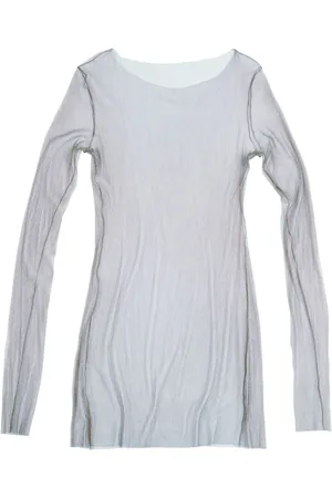 Cortana Koszulki, Kobieta, Szary, L, Tiul, t de tul, top gris fonce