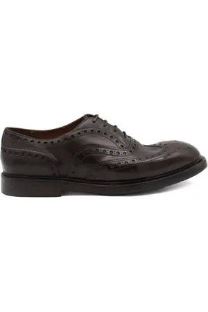 Premiata Buty, Mężczyzna, brązowy, 41 EU, Skóra, Skórzane sznurowane baleriny