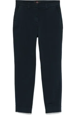 Peuterey Spodnie, Kobieta, Niebieski, M, Spodnie Slim-fit