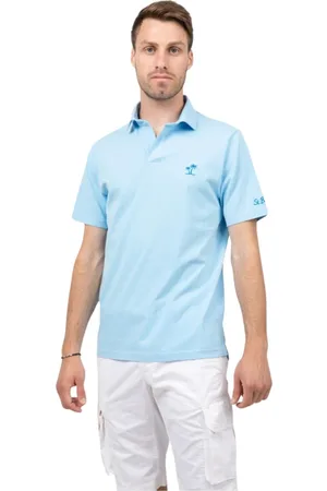 MC2 SAINT BARTH Koszulki, Mężczyzna, Niebieski, 2XL, Klasyczna Koszulka Polo