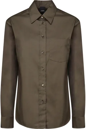 Pinko Bluzki, Kobieta, Zielony, 3XS, Koszula Corea