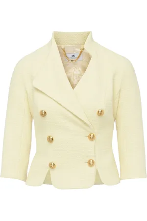 Elisabetta Franchi Kurtki, Kobieta, Żółty, S, Kurtka Lemonade