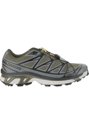 Salomon Sport, Mężczyzna, brązowy, 43 EU, Zielone Sneakersy z siateczki i podeszwą Contagrip®