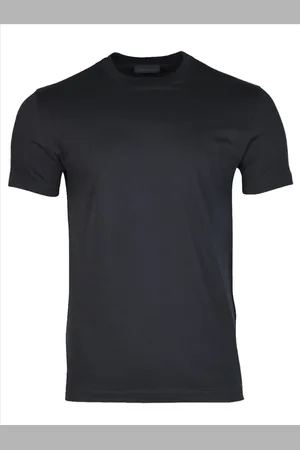 Prada Koszulki, Mężczyzna, Czarny, S, Noir Jersey T-shirt